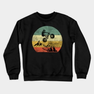 Mountain Bike Silhouette BMX MTB Downhill Gift Idea Crewneck Sweatshirt